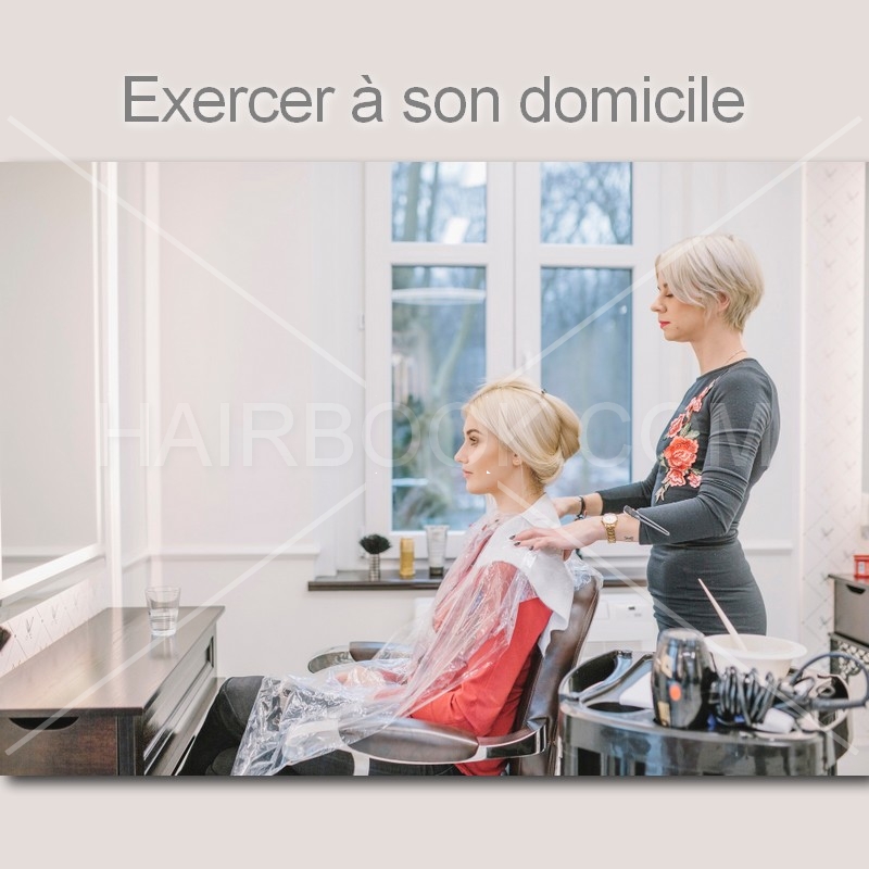 Exercer une activit&eacute; de coiffure &agrave; votre domicile